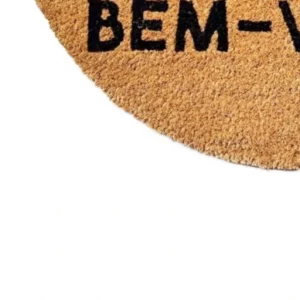 Capacho Fibra de Coco Meia Lua 60x33cm Pets - Imagem 4