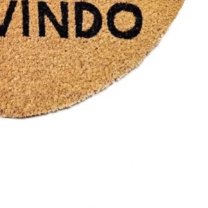 Capacho Fibra de Coco Meia Lua 60x33cm Pets - Imagem 5