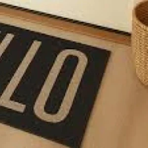 Capacho Vinilico 60x40cm Hello - Imagem 5