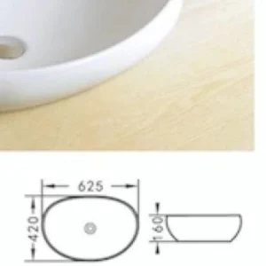 Cuba de Apoio Oval Varese Rdesing - Imagem 5