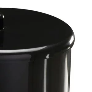 Cesto Multiuso com Tampa ø20x25cm Preto - Imagem 3