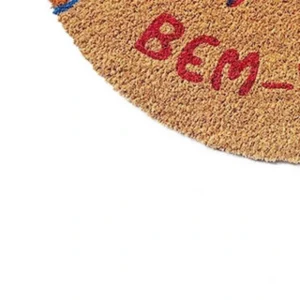 Capacho Fibra de Coco Meia Lua 60x33cm Praia - Imagem 4