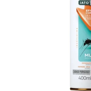 Jimo Anti Inset Jato Seco Eficaz Contra Mosquito Moscas Baratas e Formigas Insetos Voadores e Rasteiros Moléculas de última Geração Aerossol 400ml - Imagem 4