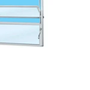 Janela Basculante de Alumínio 3 Seções Mgm Soft 80x80cm Branco Janela Basculante de Alumínio 3 Seções Soft 80x80cm Branco Mgm - Imagem 5