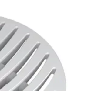 Grelha em Polietileno Redondo 100mm Branco - Imagem 3