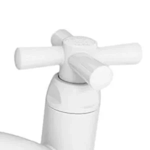 Torneira para Lavatório de Mesa Tigre Cross Branca - Imagem 3