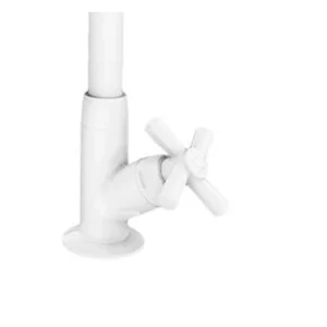 Torneira para Cozinha Mesa Bica Alta Móvel Tigre Cross Branca - Imagem 5