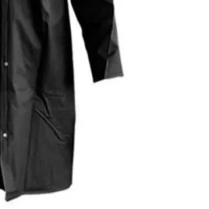Capa de Chuva Forrada Xg Preta com Manga - Solda Capa - Imagem 5