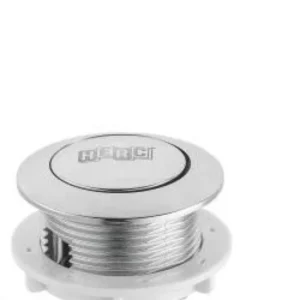 Botão Acionamento Caixa Acoplada Cromado - Herc - Imagem 3