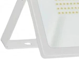 Refletor Led Slim 50w 6000k Bivolt Carcaça Branca - Taschibra - Imagem 4