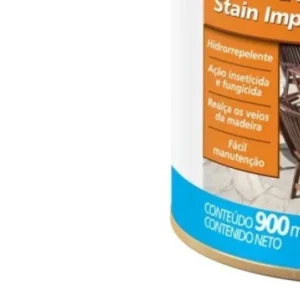 Verniz Stain Impregnante Premium Acetinado Polisten Mogno 900ml - Imagem 4