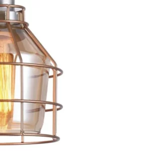 Pendente Taschibra Aro 160 1xe27 Ambar - Imagem 5