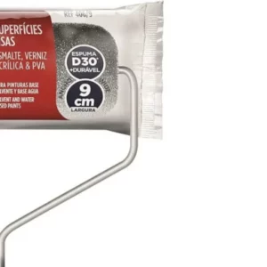 Garfo e Rolo de Espuma para Pintura, 9 Cm, Cor Cinza, Atlas. - Imagem 3