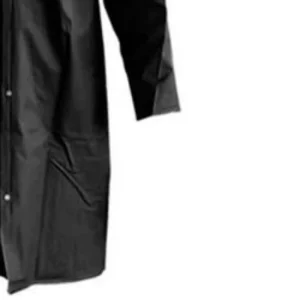Capa de Chuva Forrada G Preta com Manga - Solda Capa - Imagem 5