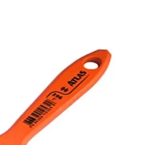 Trincha com Cerdas Brancas, Cor Laranaja, Atlas. - Imagem 3