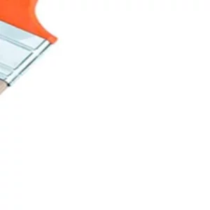 Trincha com Cerdas Brancas, Cor Laranaja, Atlas. - Imagem 5