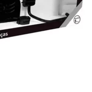 Kit de Acessórios para Banheiro Casa Quadrado 5 Peças Preto Fosco - Imagem 5