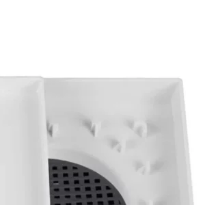 Ralo Oculto 15x15cm Astra Quadrado Branco Anti-inseto Invisível para Banheiro Invisível - Imagem 3