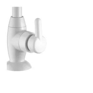 Torneira para Lavatório de Mesa Bica Alta Branca Lorenbric Branca - Imagem 5