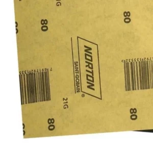 Lixa Agua Norton 80 T223 com 50 Peças - Imagem 4