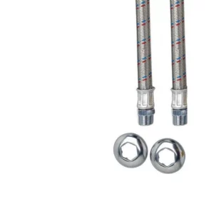 Kit Ligação Aquecedor água com Tombak 3/8" X 1/2" 40cm - Imagem 4