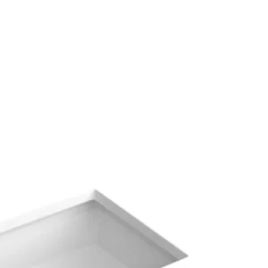 Cuba de Embutir Retangular Branco 590 X 350 X 135mm - Imagem 3