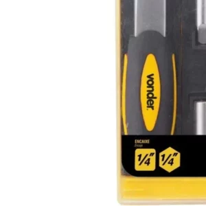 Jogo de Soquetes e Ponteiras, Encaixe de 1/4", com 25 Peças Vonder - Imagem 4