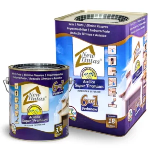 New Tintas Tinta Acri Fosco Padroni Branco 3,6l