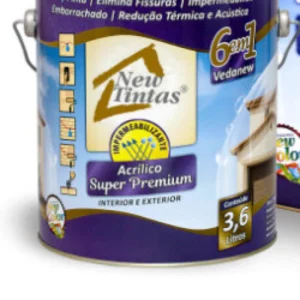 New Tintas Tinta Acri Fosco Padroni Branco 3,6l - Imagem 4