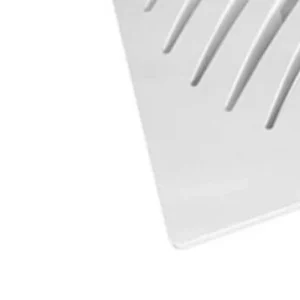 Grelha em Polietileno Quadrado 100mm Branco - Imagem 4