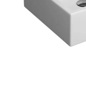 Cuba de Apoio Quadrada com Mesa Branco 410 X 410 X 155mm - Imagem 4