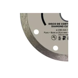 Disco de Corte Diamantado Contínuo 230mm - Cortag - Imagem 4