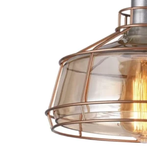 Pendente Taschibra Aro 260 1xe27 Ambar - Imagem 4