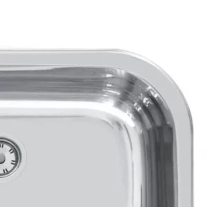 Tanque de Encaixe 30l em Aço Inox Polido Tramontina Hera 50 X 40cm - Imagem 3