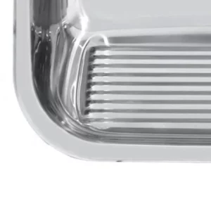 Tanque de Encaixe 30l em Aço Inox Polido Tramontina Hera 50 X 40cm - Imagem 4