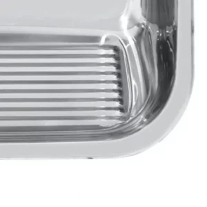 Tanque de Encaixe 30l em Aço Inox Polido Tramontina Hera 50 X 40cm - Imagem 5