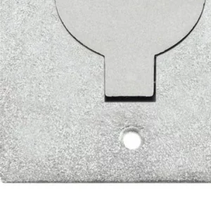 Tampa Unha Dupla para Caixa de Piso 4 X 4 Cromada 110 X 110mm - Tramontina - Imagem 4