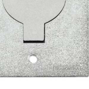 Tampa Unha Dupla para Caixa de Piso 4 X 4 Cromada 110 X 110mm - Tramontina - Imagem 5