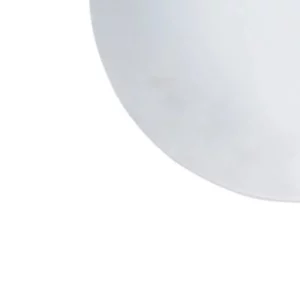 Plafon Redondo Jurerê 25cm Vidro Fosco 1xe27 Branca - Imagem 4