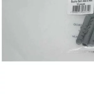 Bucha Plástica 08mm 10 Peças Goma Bric - Goma - Imagem 4