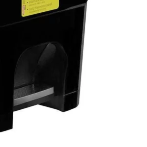 Lixeira Plástica Retangular com Pedal 6l Preto - Primafer - Imagem 5