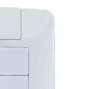 Conjunto 2 Interruptores Simples + Tomada 10a - Linha Aria - Tramontina - Imagem 3