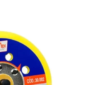 Disco de Borracha Base para Lixa Pluma de 8 Furos 5 Pol. - Disflex (30002) - Imagem 3