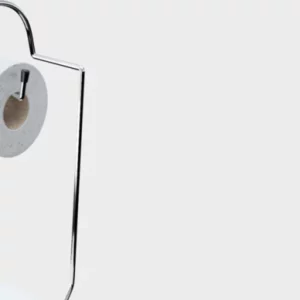 Suporte P/ Papel Higienico C/ Lixeira Branco - Imagem 3