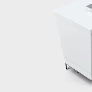 Suporte P/ Papel Higienico C/ Lixeira Branco - Imagem 4