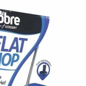Esfregao Mop Flat C/ Espremedor e Balde 9l Nobre - Imagem 3