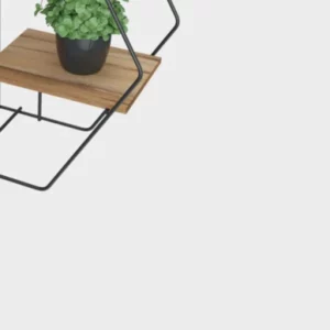 Prat Decorativa Hexa Firmato 57,5x20x50 Black - Imagem 5