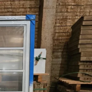 Porta Dir Inova Mista Bascul Branca 84x215 Marco 12 - Imagem 3