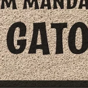 Capacho Vinilico 60x40cm Aqui Quem Manda é o Gato - Imagem 5