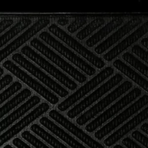 Tapete Fenice Texturas 70x40cm Diagonal Preto - Imagem 3